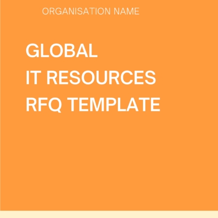 Global IT Resource RFQ Cover Page Template