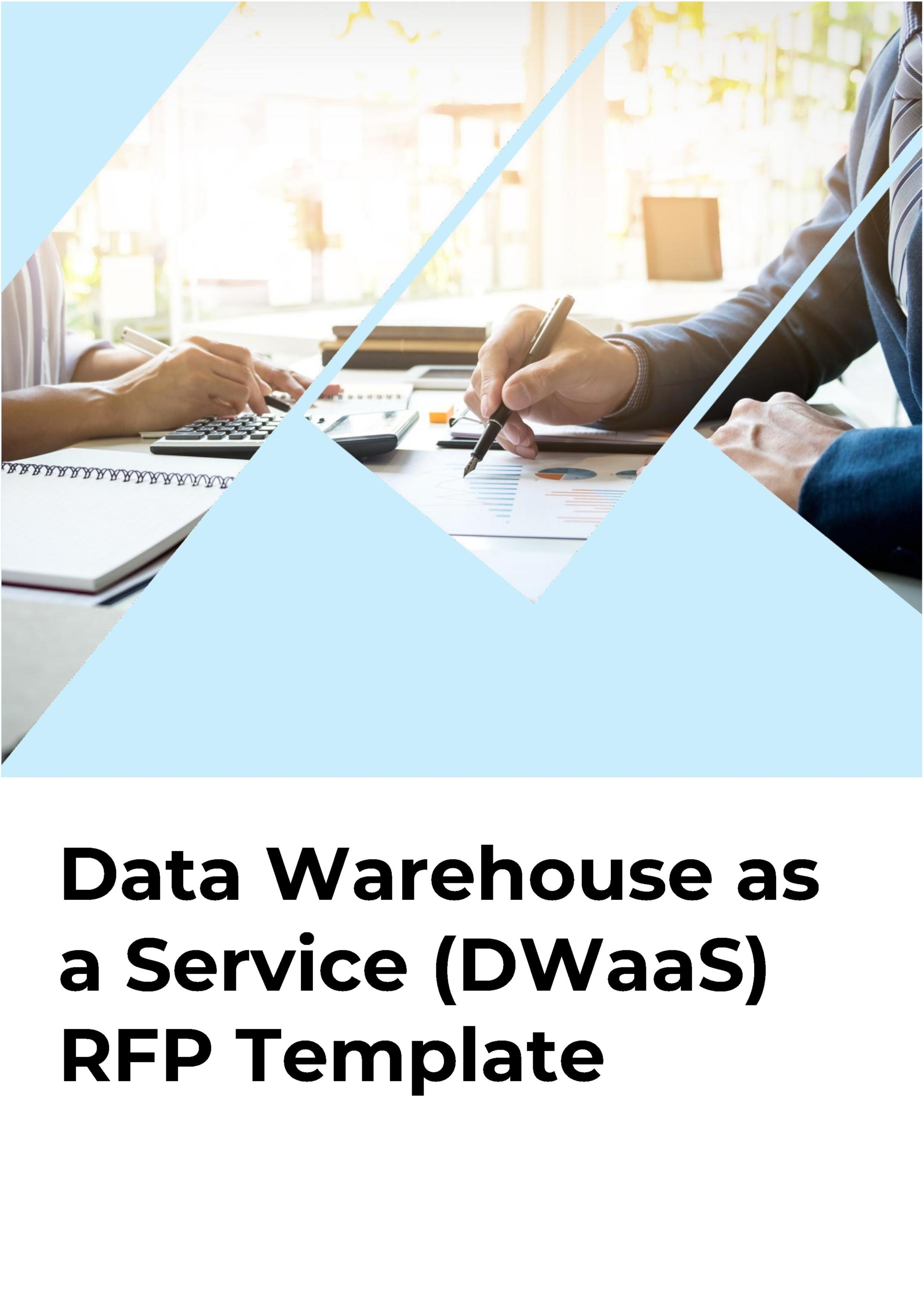 Data Warehouse as a Service DWaaS RFP Template