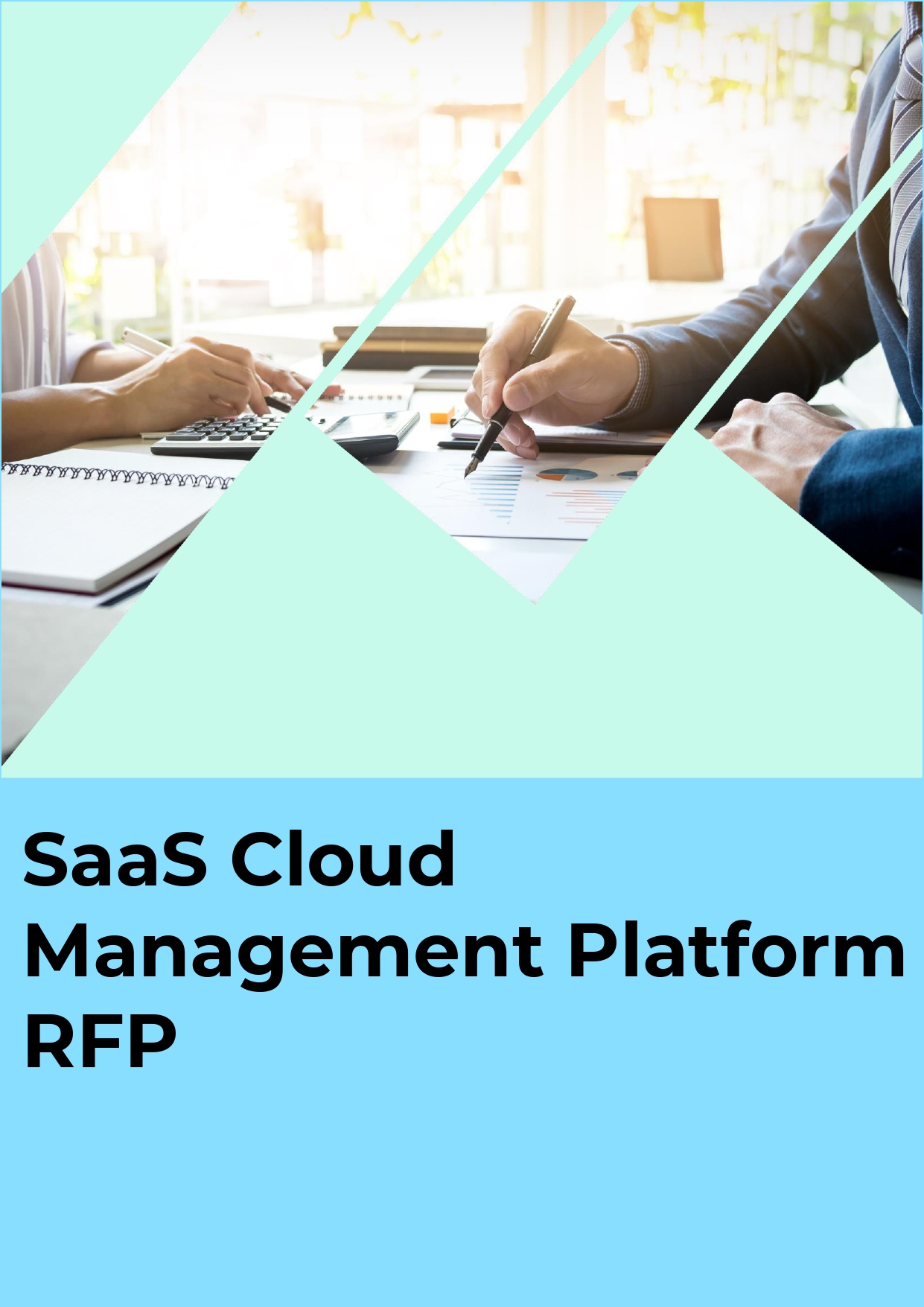 Saas cloud management RFP platform_cover page template
