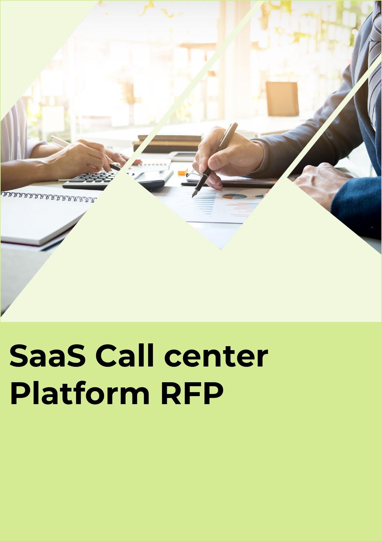 SaaS-Call-Center-RFP-Cover-Page